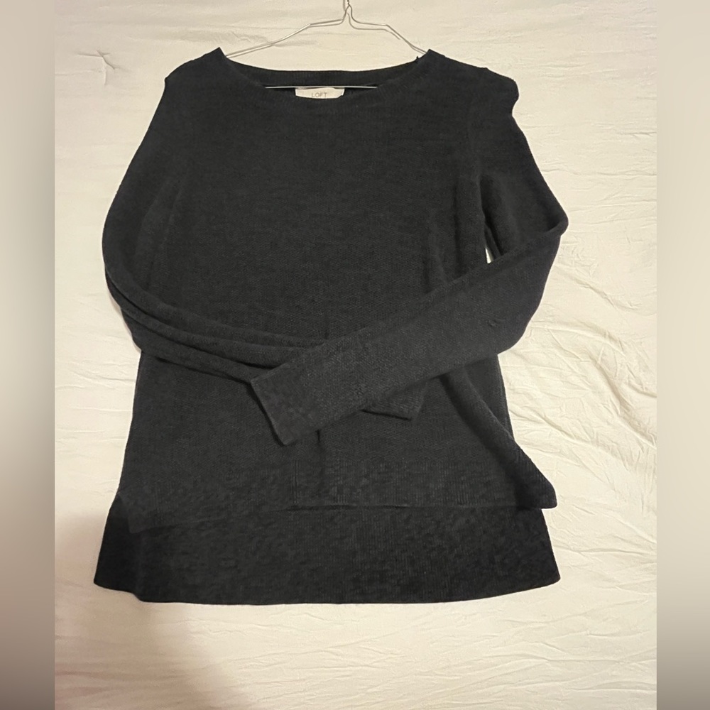 LOFT  grey sweater